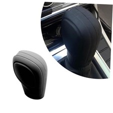 Pack-2 Car Shift Knob Protective Cover, Silicone Tightly Wrapped 2 PCS Black