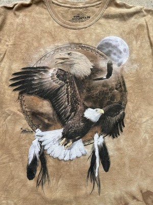 2009  The Mountain  Native Eagle t shirt Size Large  #Native #Baldeagle #Land