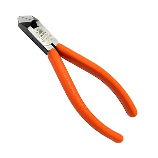 Fujiya Side Cutting Plier Nipper Diagonal Blade 150mm 50A-150 Resin Grip NEW FS