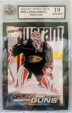 2022-23 Upper Deck Series 1 Lukas Dostal Young Guns KSA 10 Anaheim Ducks