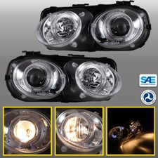 For 1998-2001 Acura Integra Led Halo Projector Headlights Lamps 98-01 Leftright