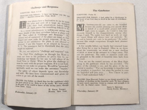 1955 The Secret Place Daily Devotions For Individual & Family Religion God Vtg - Picture 10 of 15