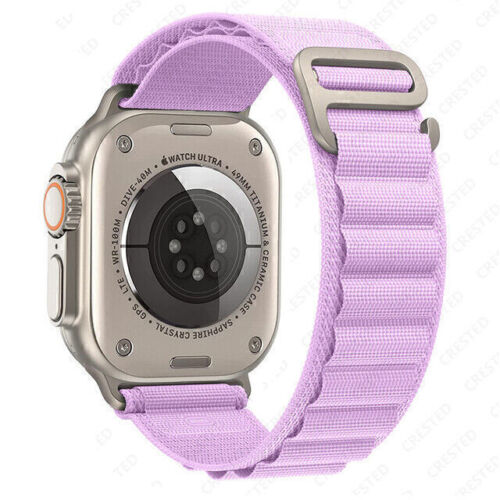 Correa de nailon alpina para Apple Watch Series10 9 8 7 6 5 4 Ultra Loop 44/45/49 mm - Imagen 37 de 43