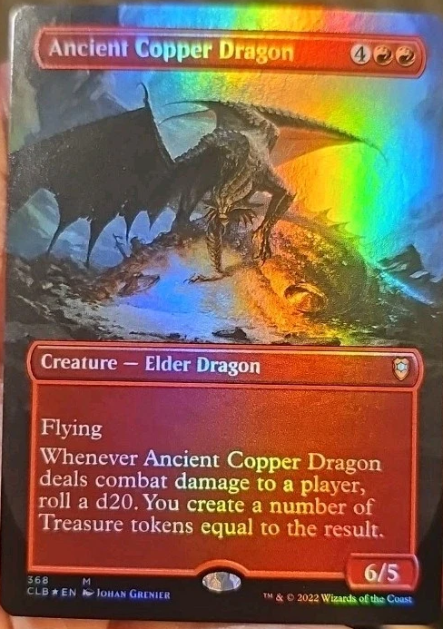 MTG Ancient Copper Dragon　英語版 Ancient Copper Dragon (Showcase) | Commander Legends: Battle
