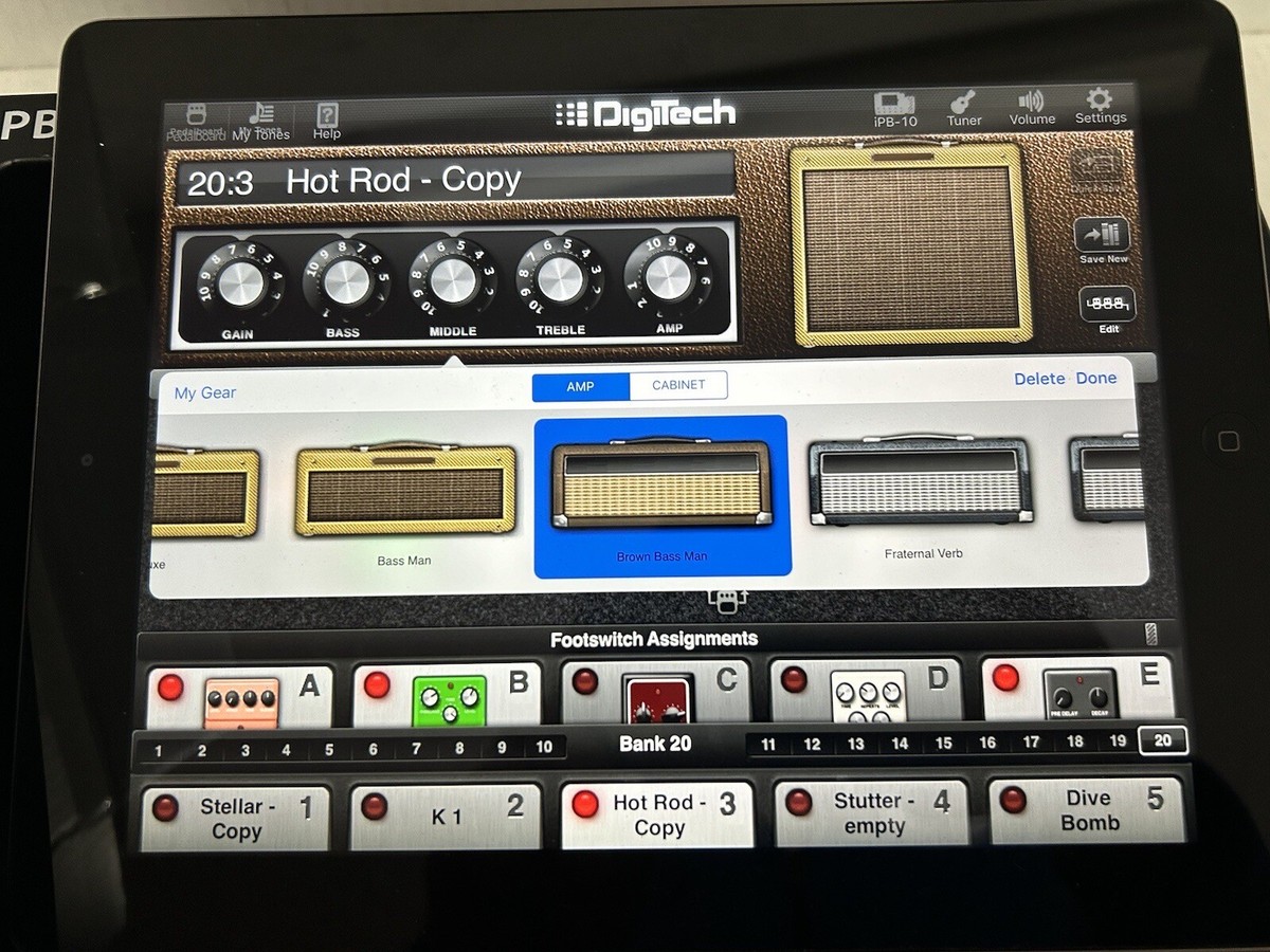 ギター DigiTech iPB-10 PROGRAMMABLE PEDALBOARD DigiTech iPB-10 Programmable Pedalboard - Guitar Signal IPB-10
