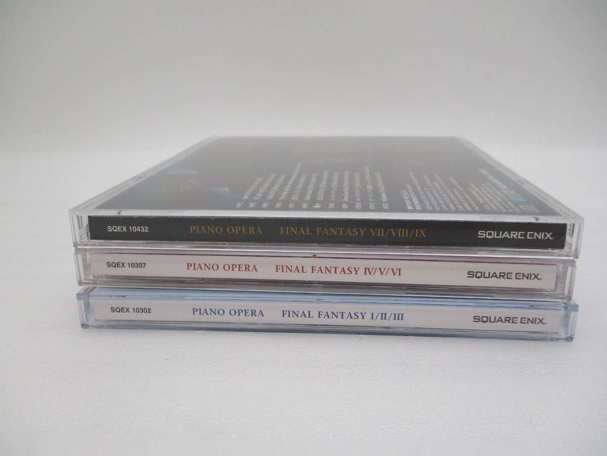 PIANO OPERA Final Fantasy 1 2 3 4 5 6 7 8 9 3CDs FF Japan