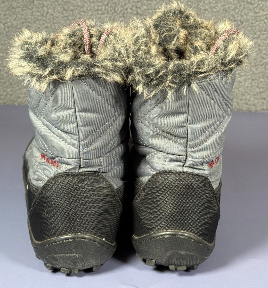 Columbia Snow Boot Women's 8 Minx Shorty III Graphite Waterproof Omni-Heat