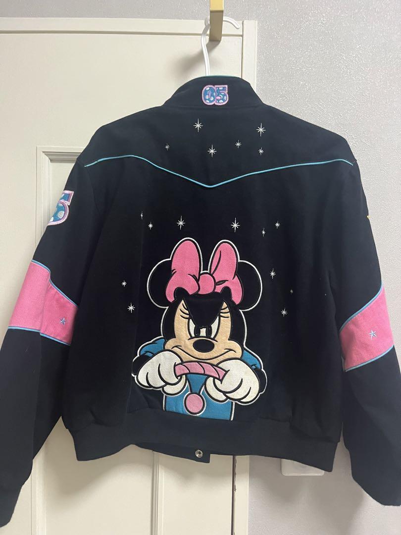 JH Design Jeff Hamilton NASCAR Disney Minnie Racing Jacket JH Design Jeff Hamilton NASCAR Disney Minnie Racing Jacket