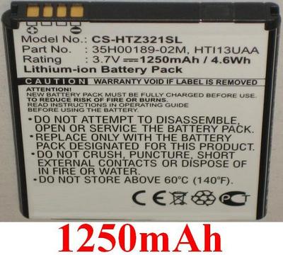HTC Batteria originale BJ40100 per ONE S 1650mAh Pila HTC Batteria originale BJ40100 per ONE S 1650mAh Pila