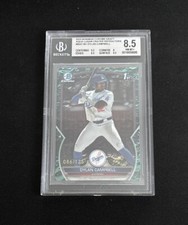2023 Bowman Draft Dylan Campbell Chrome-Aqua Lunar Crater /125 BGS 8.5