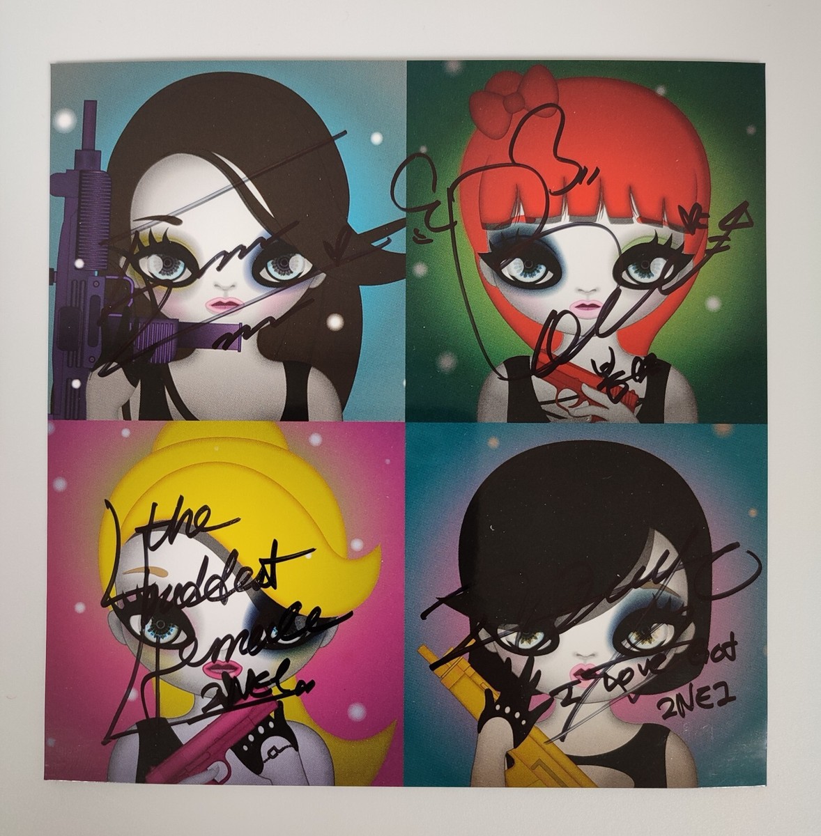 2NE1 [I AM THE BEST] Real Signed Autographed PROMO Album Kpop CD