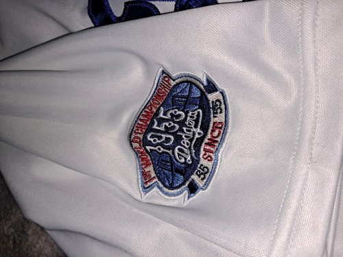 Camiseta de béisbol majestuosa edición auténtica de los Dodgers de Los Ángeles 16 talla 54 - Imagen 5 de 7