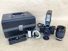 Minolta X-700 35mm SLR Film Camera (Dentist Kit) W/ Lenses & More - VINTAGE