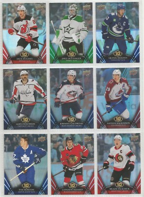2024-25 UD Tim Hortons Hockey Base (#1-120) U-PICK LIST COMPLETE YOUR SET