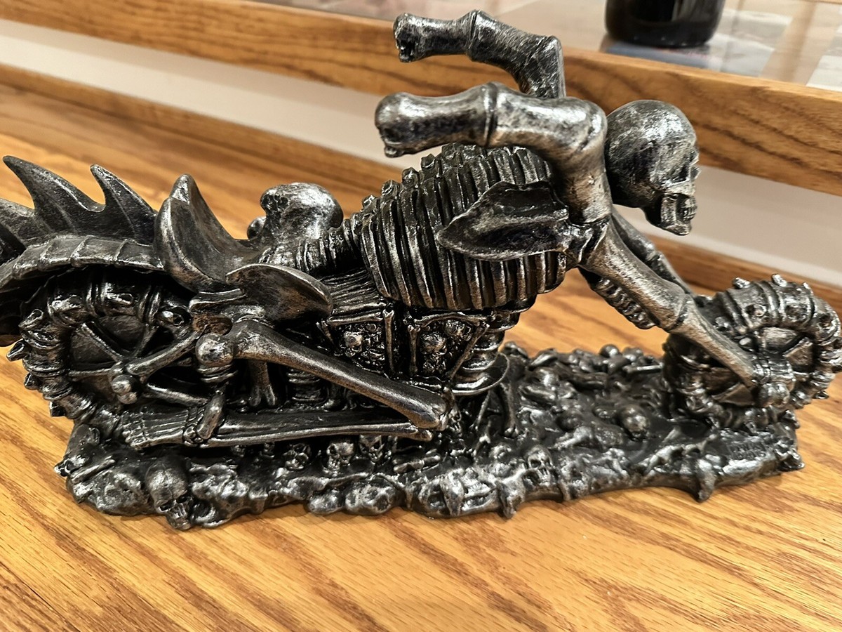 Raising Hell スカル Motorcycle ワインボトルホルダー RAISING HELL SKELETON MOTORCYCLE WINE HOLDER | eBay