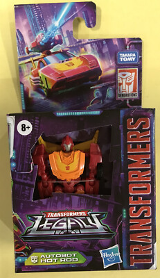 Transformers Legacy 3.5 Inch Core Class Wave 1 Hot Rod G1 Movie Rodimus Prime