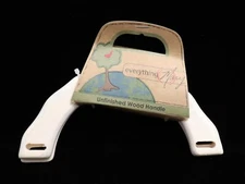 Everything Mary Unfinished Wood Purse Handles 7 1/2" DS-N018 - 2 PCS - NOS