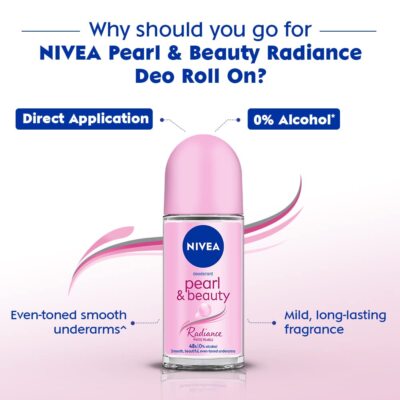 Nivea Women Roll On Pearl & Beauty Radiance 50 Ml for sale