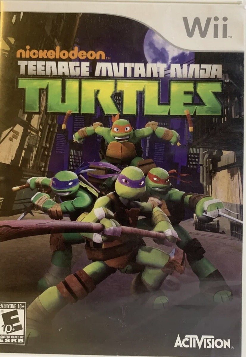 Nickelodeon Teenage Mutant Ninja Turtles TMNT Nintendo Wii (no