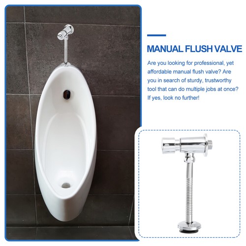 Urinal Flushometer Manual Valve Toilet Cistern Part Bathroom Supplies - Picture 12 of 12