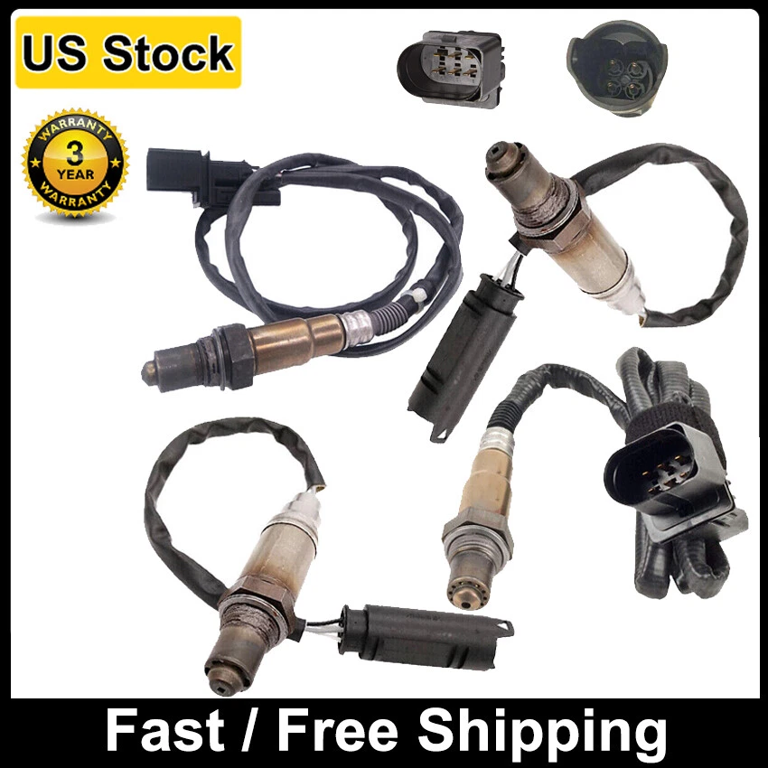 4PCS Up+Downstream Oxygen O2 Sensor for BMW M5 M6 5.0L V10 2006 2007-2010 - Image 2 of 4