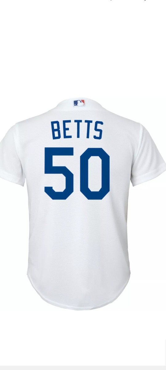 NWT Mookie Betts Los Angeles Dodgers Nike Home Jersey Size Youth