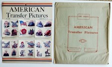 Old Vintage WW11 American Transfer Tattoo Display Card Complete Unused