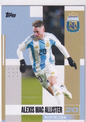 Topps 2024 Argentina Set Soccer Set No. 16 Alexis Mac Allister