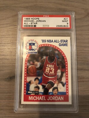 Michael Jordan 89 all star game PSA