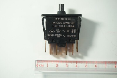 NEW HONEYWELL MICRO SWITCH WW1K06D-D9 LARGE BASIC SWITCH, 6 PINs