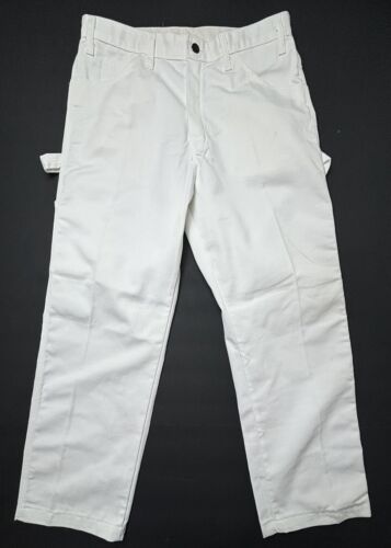 Dickies Benjamin Moore Painters Pants White Mens 34X34 Industrial Wear RARE NWOT - Picture 3 of 11