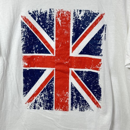Capital London Union Jack Flag XL Graphic T-Shirt UK Punk Music United Kingdom - Picture 2 of 8