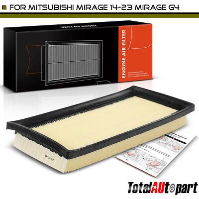 New Engine Air Filter for Mitsubishi Mirage 2014-2023 Mirage G4 2017-2023 Front