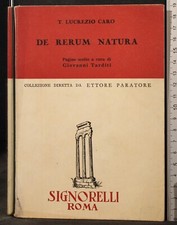 DE RERUM NATURA. LUCREZIO CARO. SIGNORELLI.