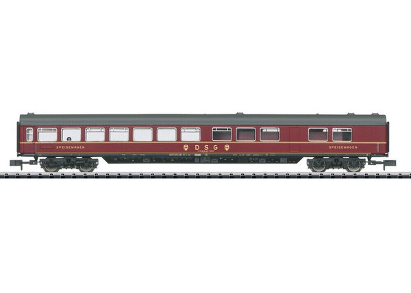 Trix Minitrix 18474 Schnellzugspeisewagen WrüMh 132 Db Ep.Iv Spur N Neu-image