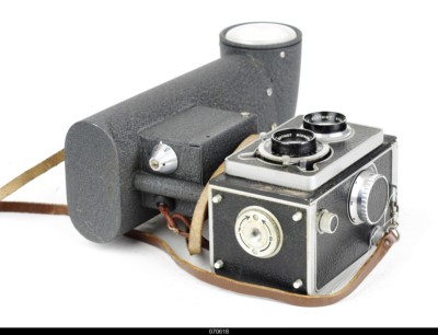 Appareil photo SEMFLEX TLR 6x6 SOM Berthiot 1:4.5 - 75mm - Collection