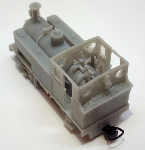 Fourdees Peckett Steam Loco 'Norton' 009 / OO9 Scale Kit for Farish 08 chassis - Picture 8 of 12