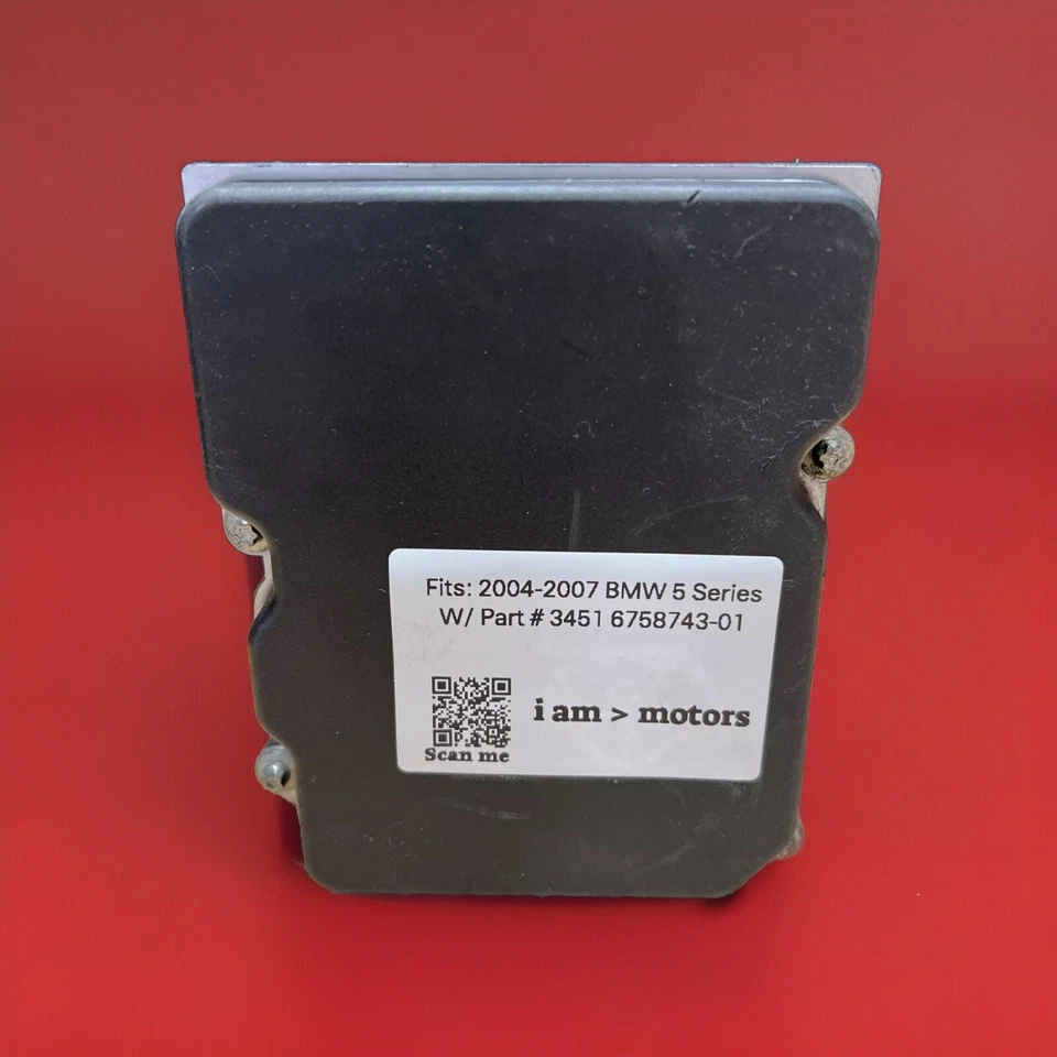 Módulo de bomba de freio ABS recondicionado 2004 - 2007 BMW 530i 545i | 3451 6758743-01 - Imagem 3 de 4