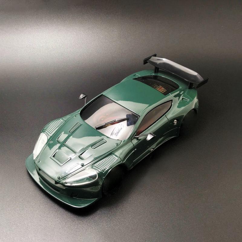 1/28 AstonMartin Body Shell Upgraded Chassis Part KIT For Drift Racing MINID Car