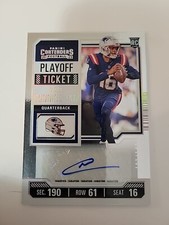Boleto de playoffs de fútbol americano Panini Contenders 2023 automático radiocontrol Malik Cunningham #/149