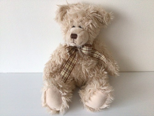 Russ Berrie Bear Bundle Cream Bear & Beary In Love Teddy Soft Toy x 2 - Picture 2 of 19