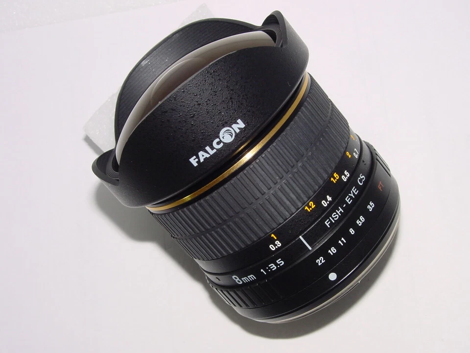 Falcon 8mm F/3.5 Fish Eye CS Lens for Olympus 4/3 & Micro 4/3 Mount - Mint - Image 3 of 4
