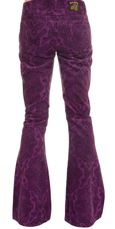 Mens Black Bootcut Cords Vtg Jeans Retro Flares Mod 60s | UK