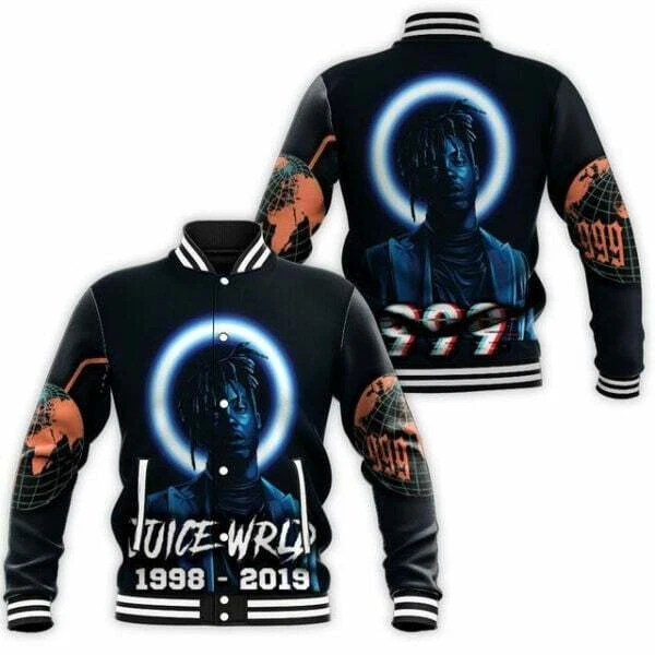 Juice Wrld 999 Rap Hip Hop Baseball Jacket