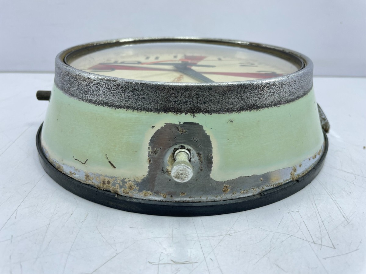 Seiko Transistor TTF-531 Vintage Retro Mint Green Wall Clock 52608