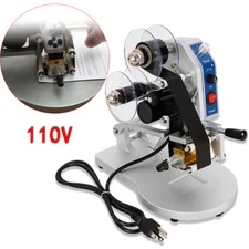 Manual Hot Foil Stamping Machine Ribbon Coding Date Batch Character Code Printer