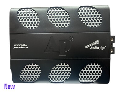 Audiopipe APHF-5000D-H1 Full Range Class D Monoblock Amplifier, 5000 Watts Max