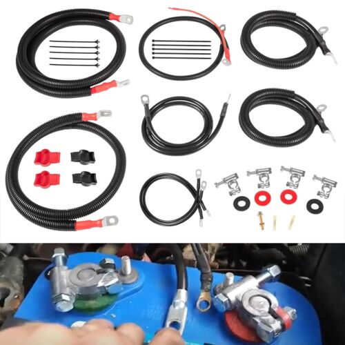 Battery Cables Kit for Dodge RAM Truck Gen 3 2003-2007 24 Valve Cummins 5.9L - Picture 11 of 13