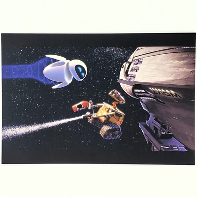 WALL-E Postcard Eve Disney Art of Pixar Axiom Film Frame Spaceship Space AI 2012