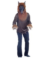 Mens Wolfman Werewolf Costume Halloween X-Large 40-42